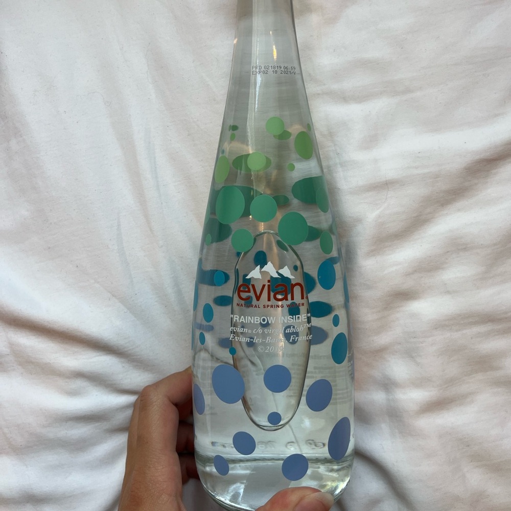 Off White Virgil Abloh Evian “Rainbow Inside” Water